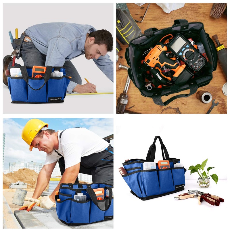 Housolution Gardening Tote Bag, Deluxe Garden Tool Storage Bag and
