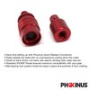 Phoxinus Quick Release Connectors for fishing bank sticks, buzz bars,