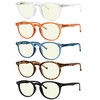 Eyekepper 5 Pack Reading Glasses Blue Light Blocking Computer Eyeglasses