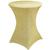 JFDYDM Gold Glitter Cocktail Table Covers - Round Table Cover