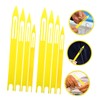 KICHOUSE Professional Net Mending Tools Set 40pcs Plastic Weaving Shuttles