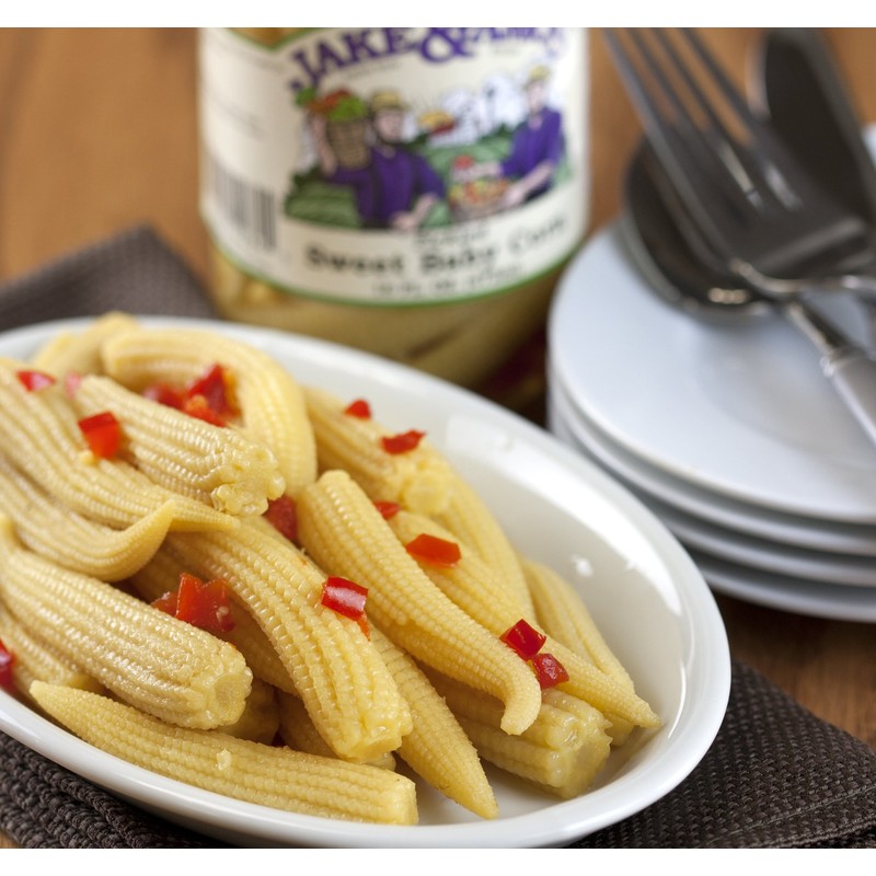 Jake & Amos® Pickled Sweet Baby Corn 16 oz. (3