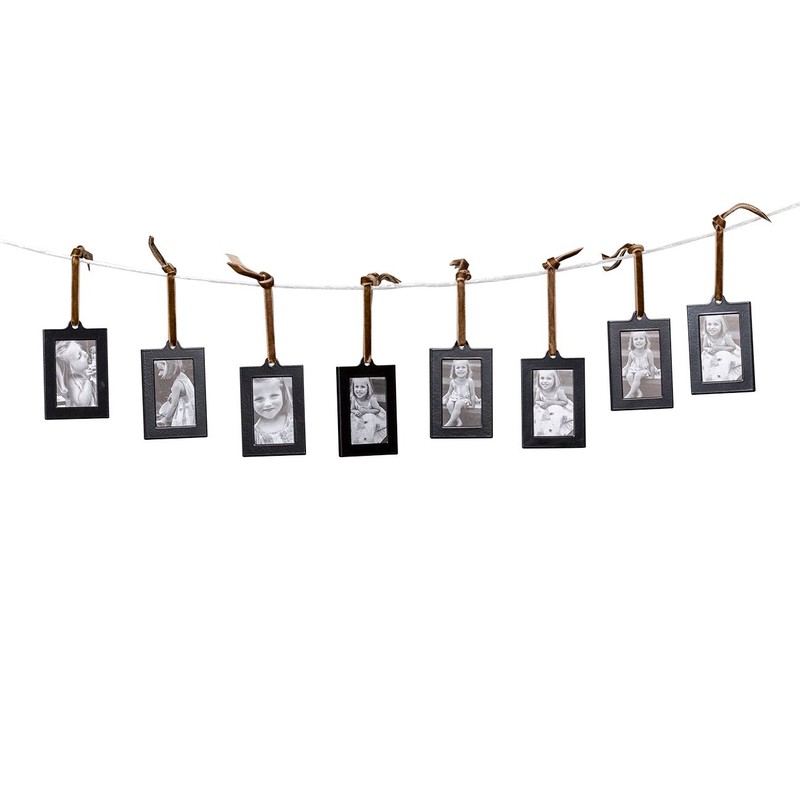 Klikel Hanging Picture Frame Ornaments - Set of 8 2x3