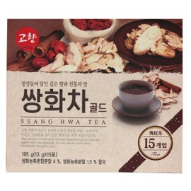 GOHYANG KOREAN Traditional Ssang Hwa Tea_13g x 15 Tea Bags_Product of Korea (쌍화차)