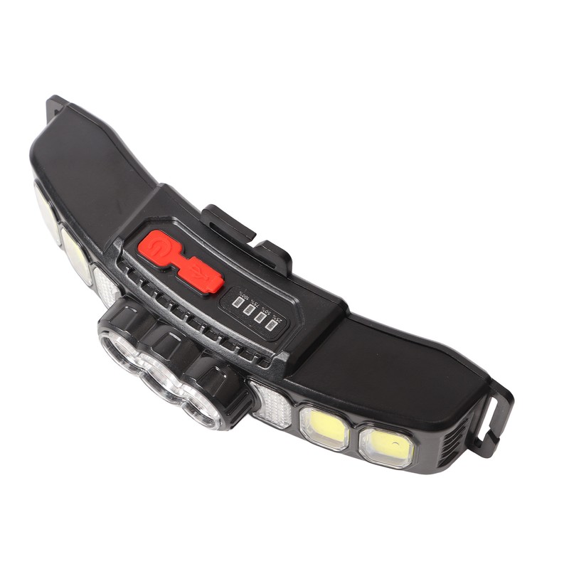 Wave Induction Headlight with Power Display 1200mAh Bright USB Charging
