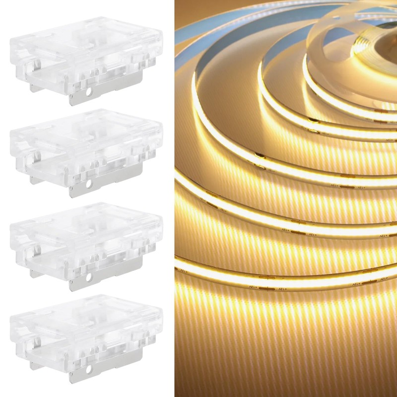 VGOL 20Pcs 2-pin COB LED Connectors for 10mm-9 in 1