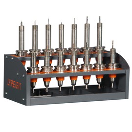 LYREIGN CNC Tool Rack for Workshop Storehouse Airplane Car Furniture Make, CNC Tool Holder on Desktop Placed, CNC Tool Storage Rack Placed on The Desktop