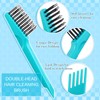 Boao 4 Pcs Hair Brush Cleaning Tool Comb Cleaner Brush