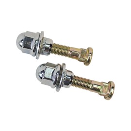 Mysttoo M12x1.50 Chrome Wheel Lug Stud Nut Set Compatible with Mitsubishi Outlander Lancer Montero Mirage Eclipse Endeavor Galant 3000GT Montero Sport, Replaces MR455707 (4PCS)