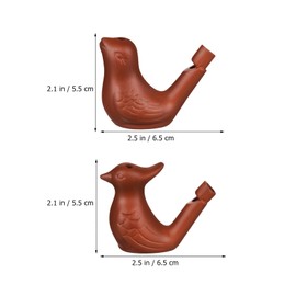 JOINPAYA 4pcs Bird Whistles: Pottery Cartoon Whistles Noisemaker for Party Favors