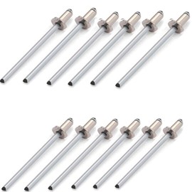 JERBOR 12PCS Nos Dash Rosette Rivets for GM Ford Chrysler AMC VIN Door Tag with Storage Box