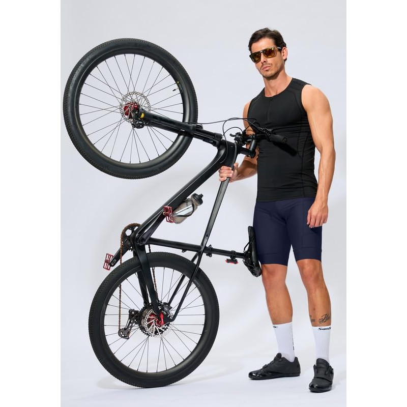 Bikewa Padded Bike Shorts for Men 4D Cycling Road Riding