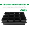 RooTrimmer RooTrimmer 4 inch (10CM) Square Nursery Pots 60pcs, Sturdy