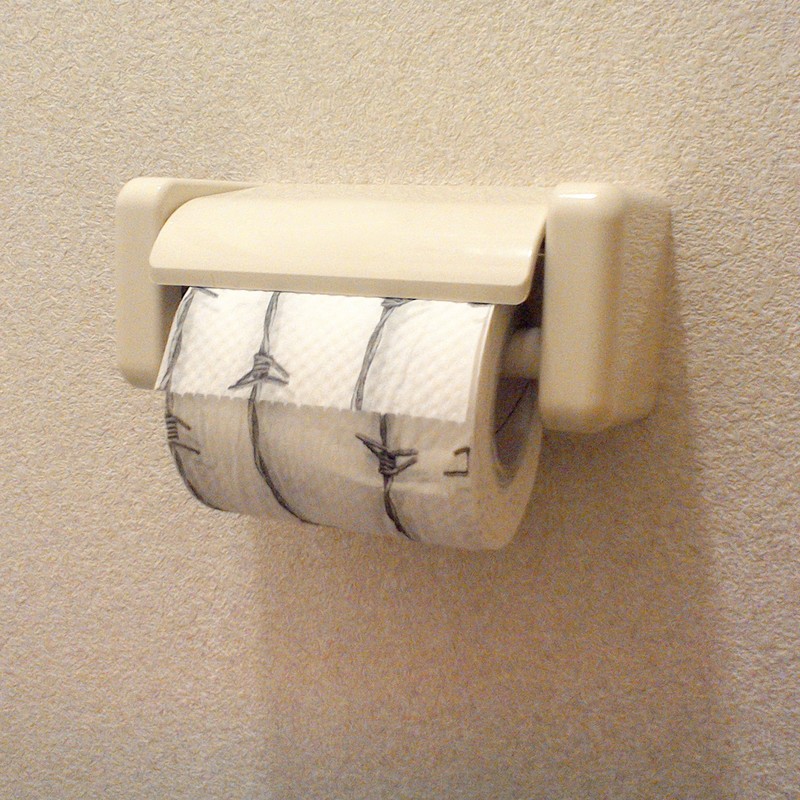 Novelty Toilet Roll - Barbed Wire