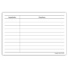Guajolote Prints Recipe Index Cards, 40 Count- Size 4x6 -