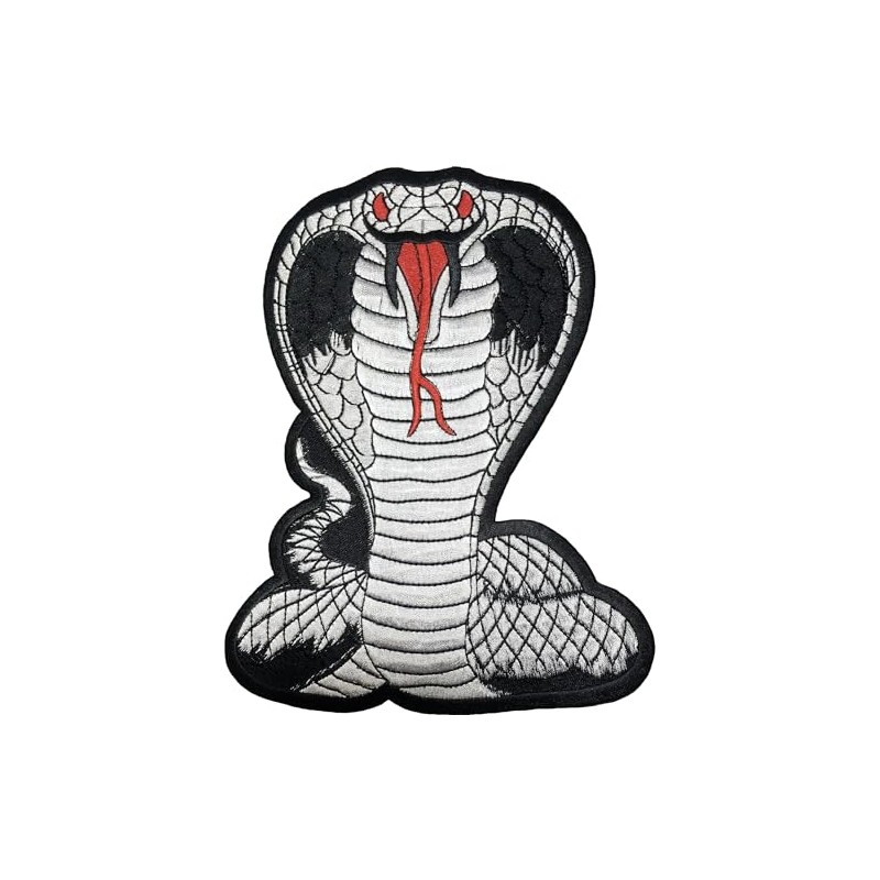 Parche grande de serpiente, 9.5 x 7.5 pulgadas, parche de