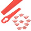 Odashen 100Pcs/Set 83mm Plastic Blade for STIHL Polycut 2-2 FSA