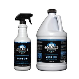 Nok Out Odor Remover, Pet Deodorizer and Cleaning Spray, 32 Fluid Ounce Spray and 1 Gallon Set