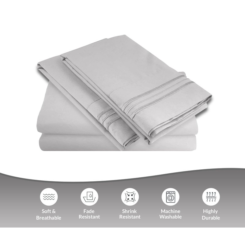 Grace Single Duvet Cover Set Premium Brushed Microfiber Duvet Cover
