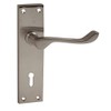 VIBE 0 Premium Victorian Scroll Handle Satin Chrome Classic Style