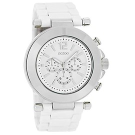 Oozoo Watch with plastic strap special item outlet at reduced price variant 1, C4880-White/White, Bracelet