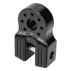 Flat Winch Shackle Mount with 16000LB Rubber Side Guard, Aluminum