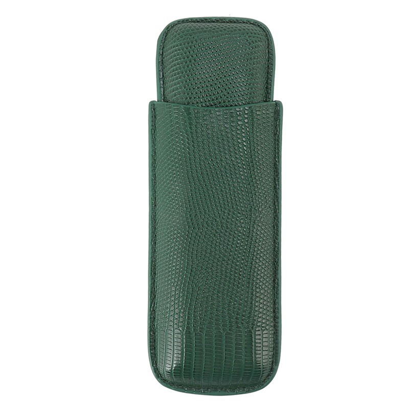 Cigar Case Fashion Elegant Portable Sturdy Crocodilian Skin Texture Faux