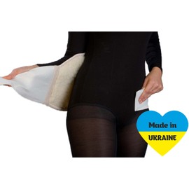 Vitaly Merino Wool warming belt for lower back pain. Heating belt with Optimal Compression - for Men and Women. (#1 for Waist Circumference: 28-33 inch (71-85 cm))