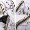 Lafocuse Melting Clock for Shelf, Salvador Dali Clock Silent Non-Ticking