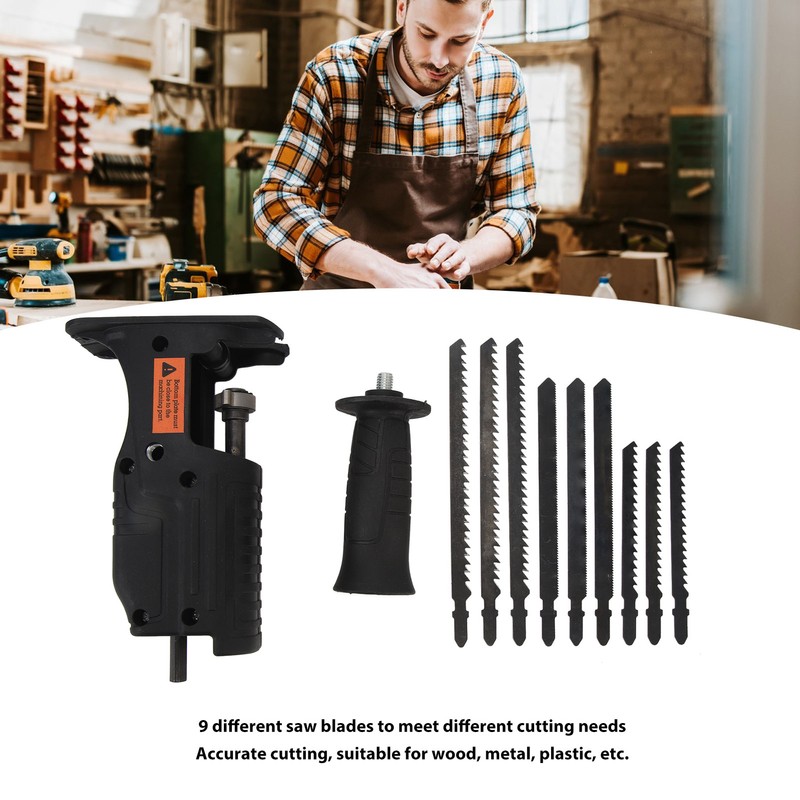 Protable Reciprocating Saw Adapter Electric Drill Modified Tool Attachment with