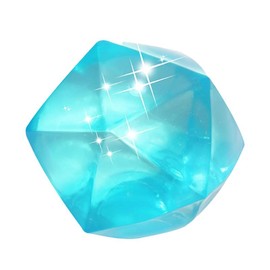 TTZZ Stress Relief Fidget Cube - Sensory Squeeze Toy for Adults and Kids, Anxiety Relief with Gel Filling, Squishy Toys for Home and Classroom:_Polygon Squishy Toy purple