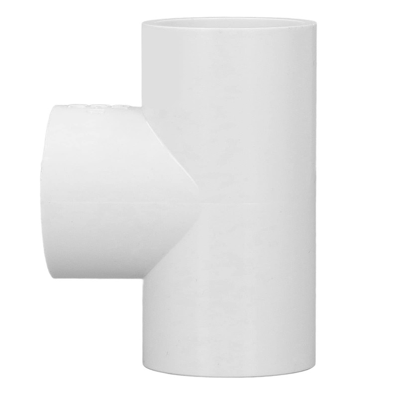 12Pcs PVC Tee Pipe Fitting Adapter PVC Tee Pipe Fittings