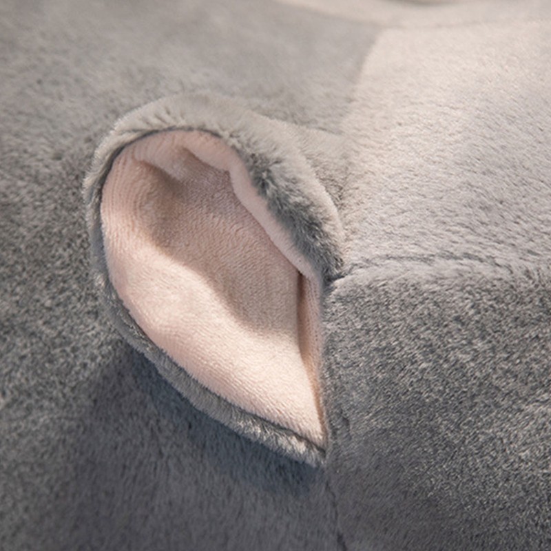 Plush Mouse Toy Funny High Simulation Gray Stuffed Mouse Animal
