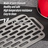 TiTo Titanium BBQ Net Grill Portable Ultralight Non-Stick Meat Grill