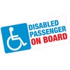 Disabled Passenger On Board Vinyl Sticker Blue Badge Car Motability