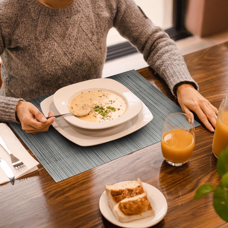 ZENO Placemats Table Mats | 9 Piece Set with 4