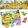 3PCS Wooden Puzzles, Toddler Puzzles, Animal Puzzle Jigsaw Set, Educational