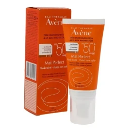 Avène Avene Protector Solar 50+ Antestoque Seco Fluido Mat C/color