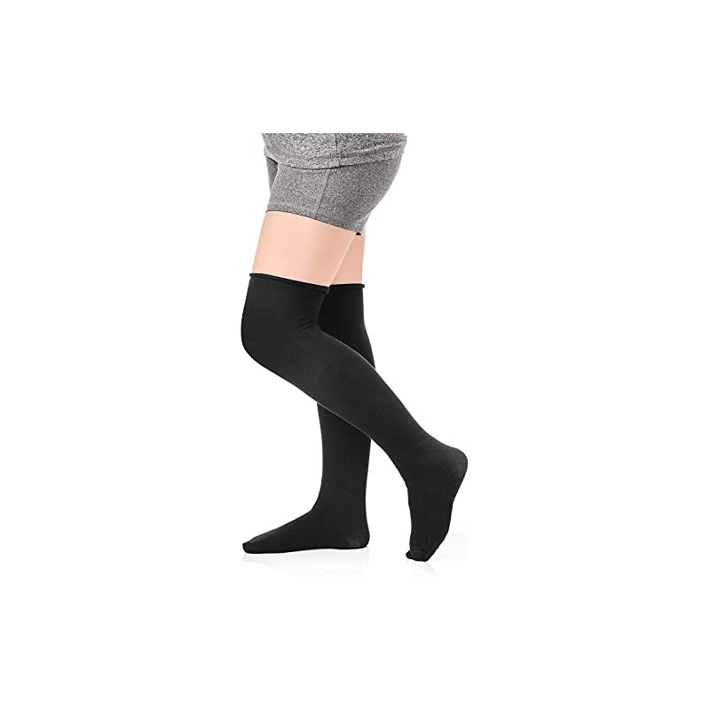ReadyWrap Fusion Compression Liner Socks, Black LE-AD, Pair (Long, Large)