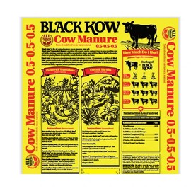 Black Kow 20 lb Repack Composted Cow Manure Garden Amendment. Free Shipping