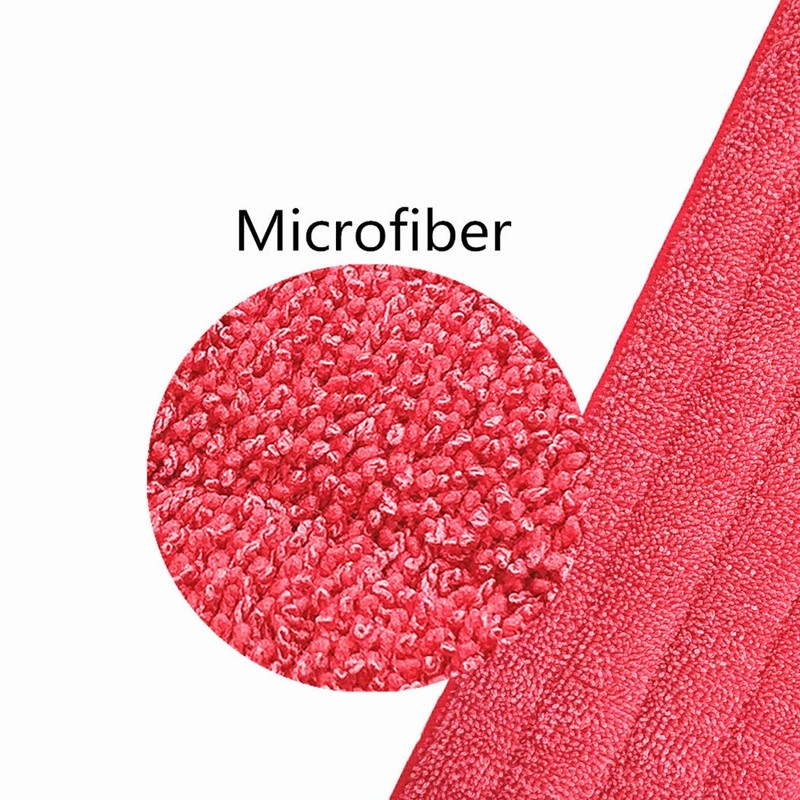 Colorsheng Microfiber Mop Replacement Heads for Wet/Dry Mops Floor Cleaning