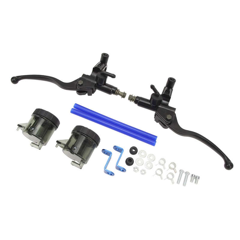 7/8in 22mm Brake Master Cylinder Lever with Dual Hydraulic Reservoir