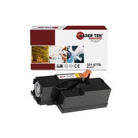 Laser Tek Services Compatible Toner Cartridge Replacement for Dell 1250 331-0778 Works with Dell 1250C 1350CNW 1355CN, C1760NW C1765NF Printers (Black, 1 Pack) - 2,000 Pages