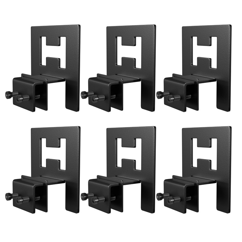 BetLight Unique 6 Pcs Black Metal Anti-Slip Mattress Gaskets, Keep