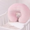 Nursing Pillow Covers Newborn, Breastfeeding Pillow Case Made Minky Fabric,