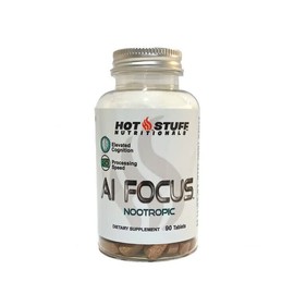 Hot Stuff Nutrition AI FOCUS: 90 Tablets- Potent Nootropic for focus and clarity