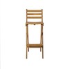 Atlantic Foldable Outdoor Wood Bar Stool