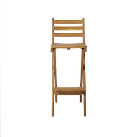 Atlantic Foldable Outdoor Wood Bar Stool