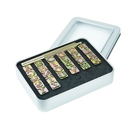 BESTNULE 27pcs Leather Stamps, Leather Stamping Kit, Leathercraft Stamping Tool Set, 26PCS Capital Letter Leather Stamps 9.5mm + 1 Stamping Handle for Leather Craft