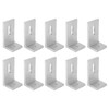 L Foot Solar Mount,Aluminum Alloy Photovoltaic Solar Panel Mounting L